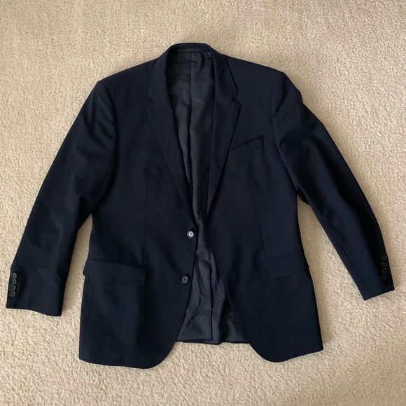Hugo Boss Other - NWOT Hugo Boss 2 Button Navy Blue Wool Blazer 40R